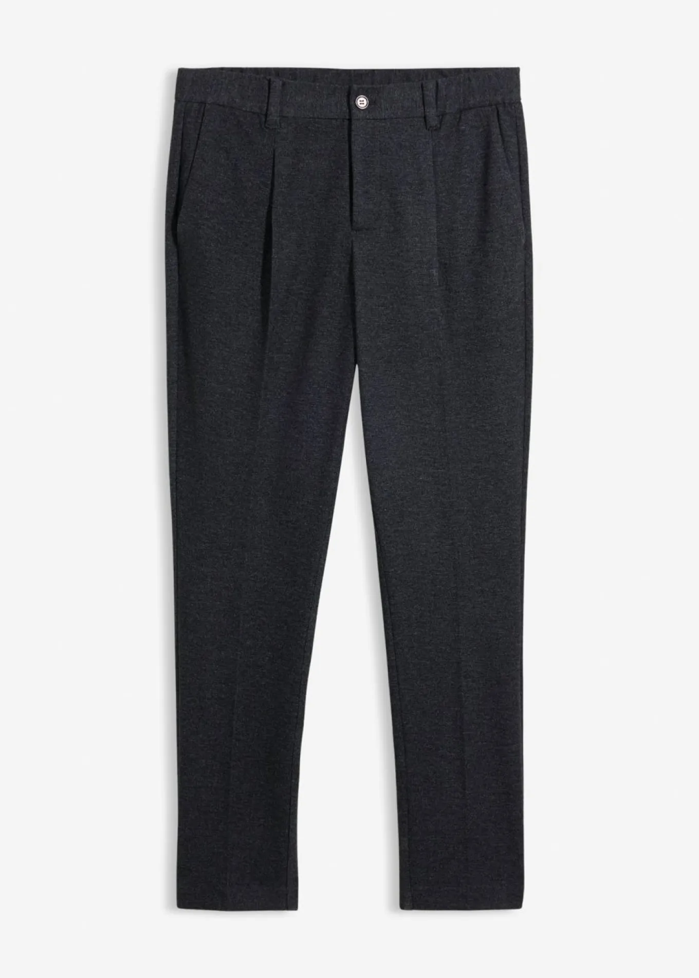Pantalón elástico de traje con cinturilla cómoda y corte regular