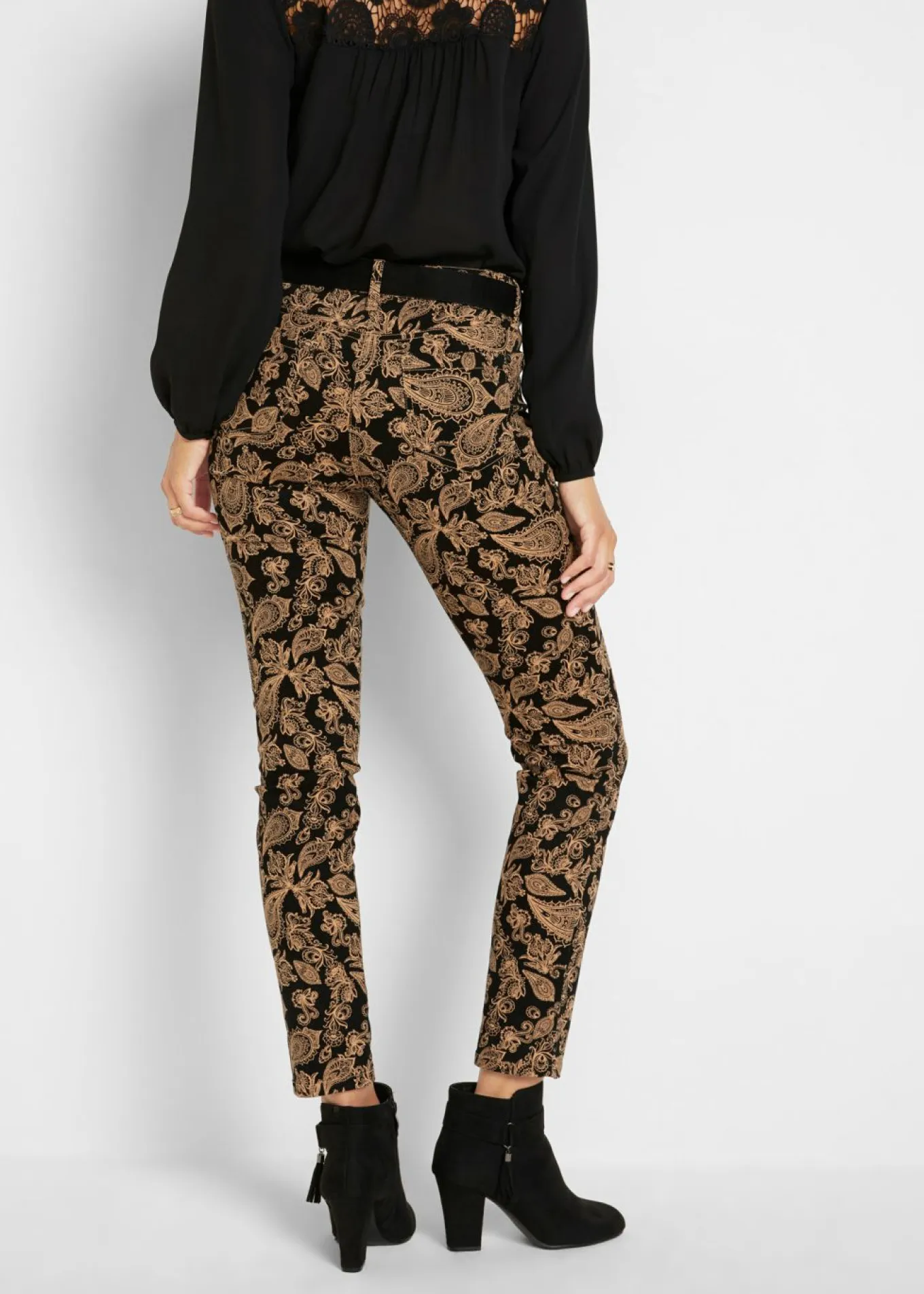 Pantalón elástico estampado
