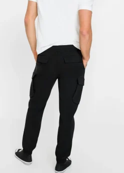Pantalón elástico sin cierre con bolsillos tipo cargo y corte holgado