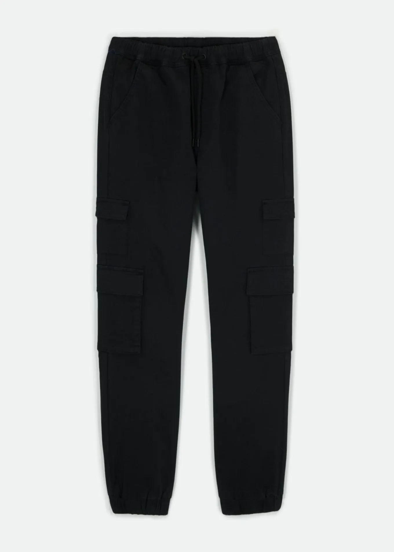 Pantalón elástico tipo cargo sin cierre con corte regular
