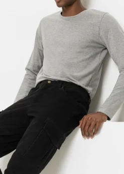 Pantalón elásticos, slim fit, con bolsillos cargo, straight