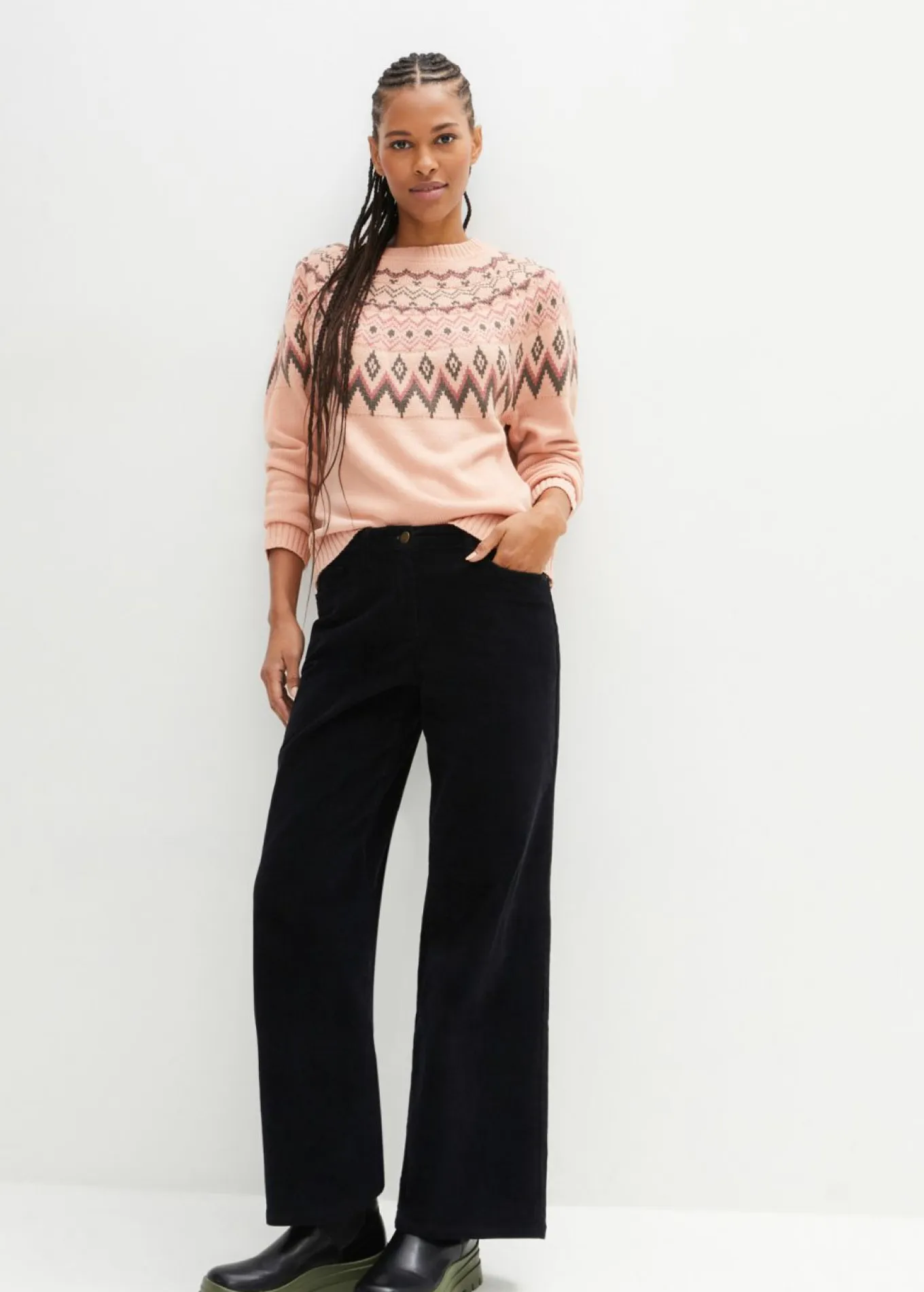 Pantalón estilo Marlene de pana