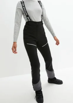 Pantalón funcional de softshell elástico y repelente al agua