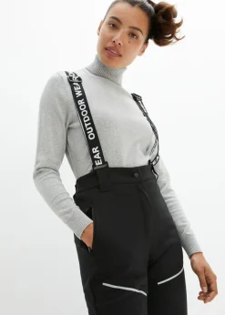 Pantalón funcional de softshell elástico y repelente al agua