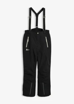 Pantalón funcional impermeable con tirantes y detalles reflectantes