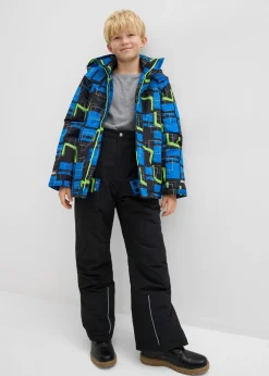 Pantalón funcional impermeable con tirantes y detalles reflectantes