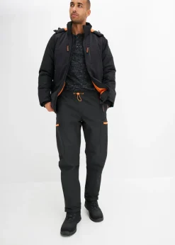 Pantalón funcional tipo cargo, impermeable, con forro cálido, relaxed fit