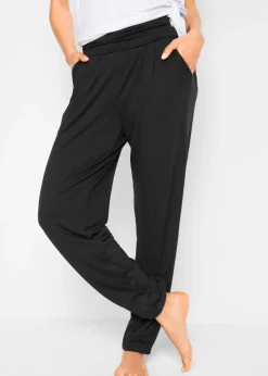 Pantalón harem con viscosa