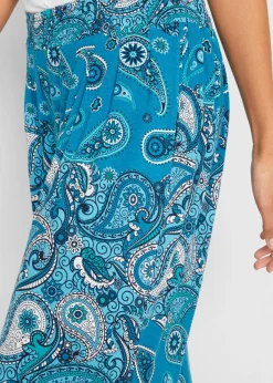 Pantalón harem de punto de mezcla de viscosa fluida