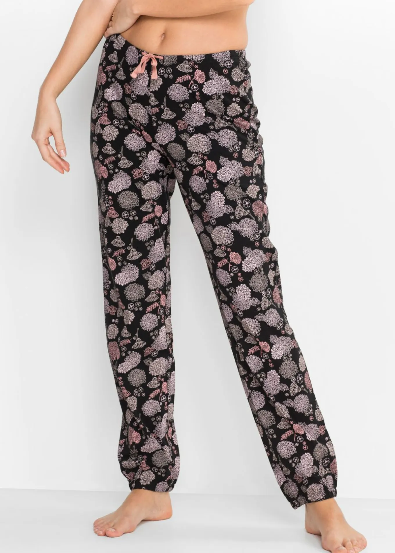 Pantalón largo de pijama de algodón orgánico puro (2 unidades)