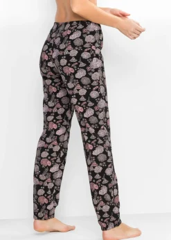 Pantalón largo de pijama de algodón orgánico puro (2 unidades)