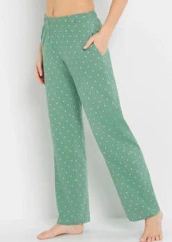 Pantalón largo de pijama de algodón puro (2 unidades)