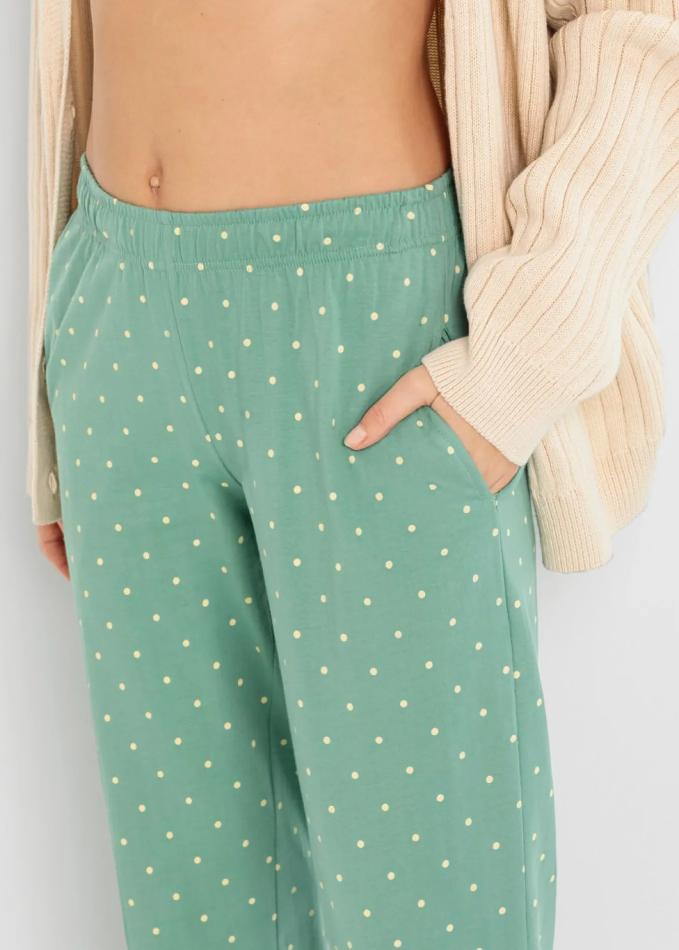 Pantalón largo de pijama de algodón puro (2 unidades)