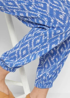 Pantalón ligero premamá de viscosa con corte holgado