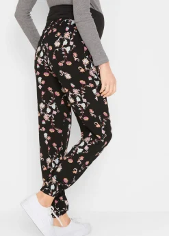 Pantalón ligero premamá de viscosa con corte holgado