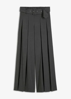 Pantalón Marlene ancho con mezcla de viscosa fluida