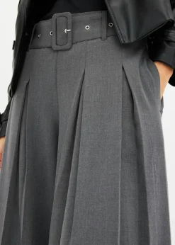 Pantalón Marlene ancho con mezcla de viscosa fluida