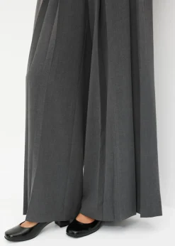 Pantalón Marlene ancho con mezcla de viscosa fluida