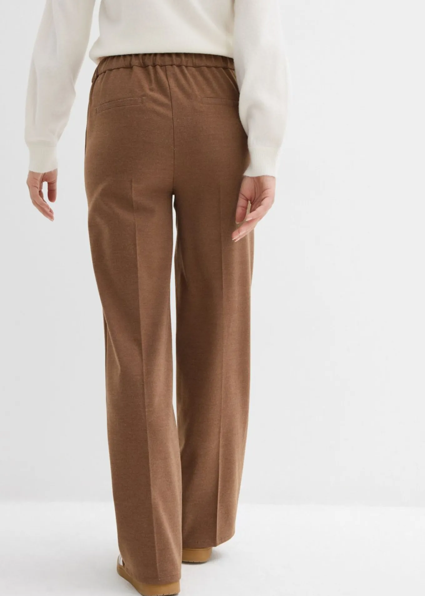 Pantalón Marlene con aspecto de lana