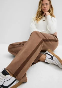 Pantalón Marlene con aspecto de lana
