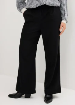 Pantalón Marlene con aspecto de lana