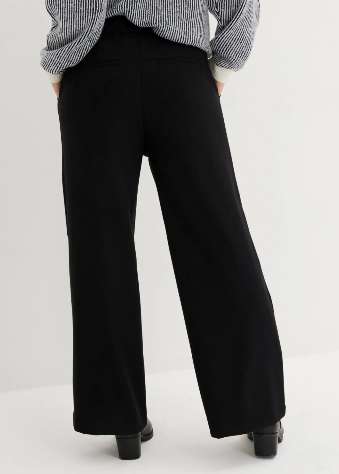 Pantalón Marlene con aspecto de lana