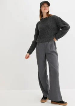 Pantalón Marlene con aspecto de lana