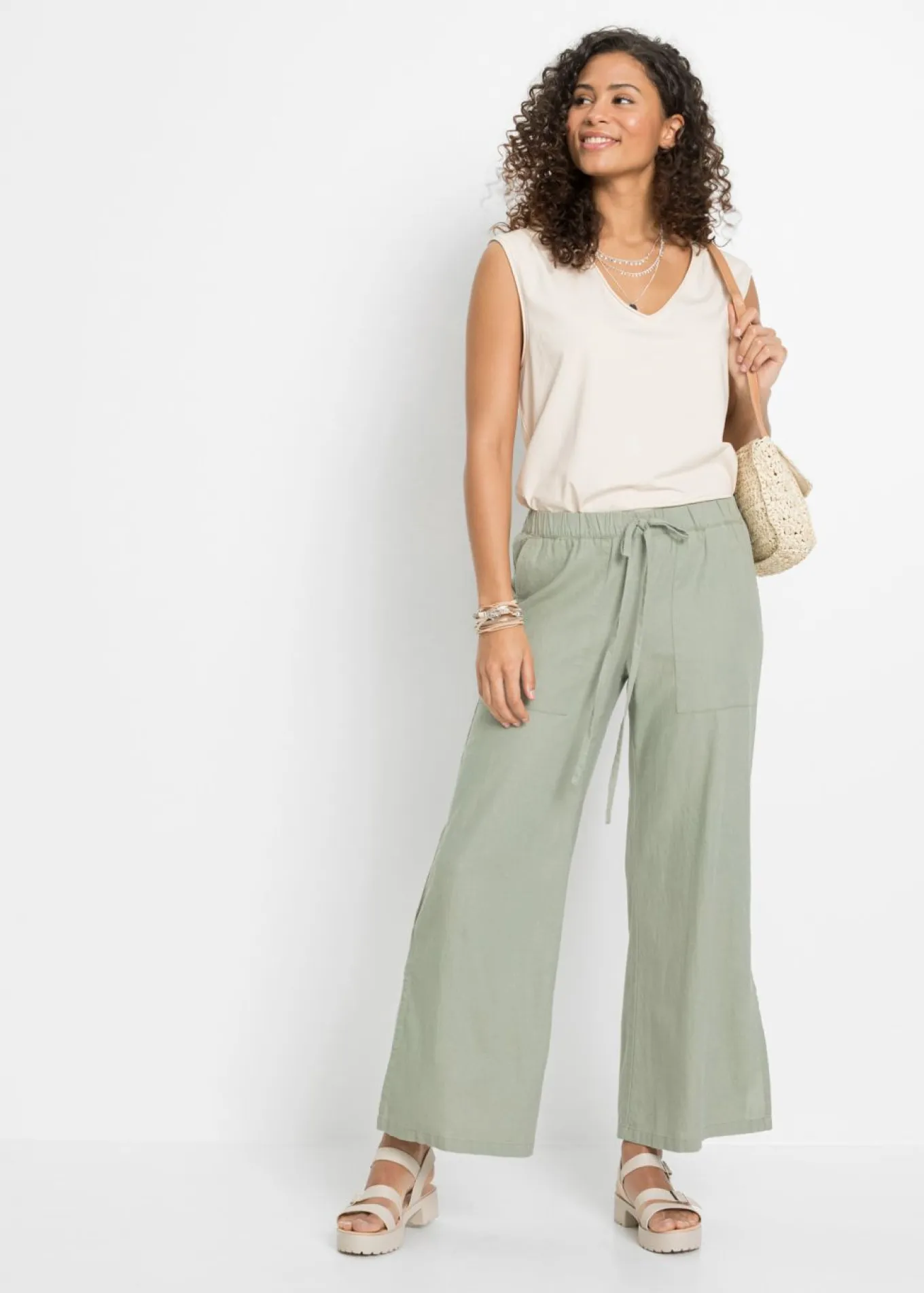 Pantalón Marlene de lino