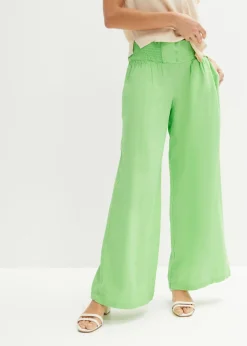 Pantalón Marlene de mezcla vaporosa de lino