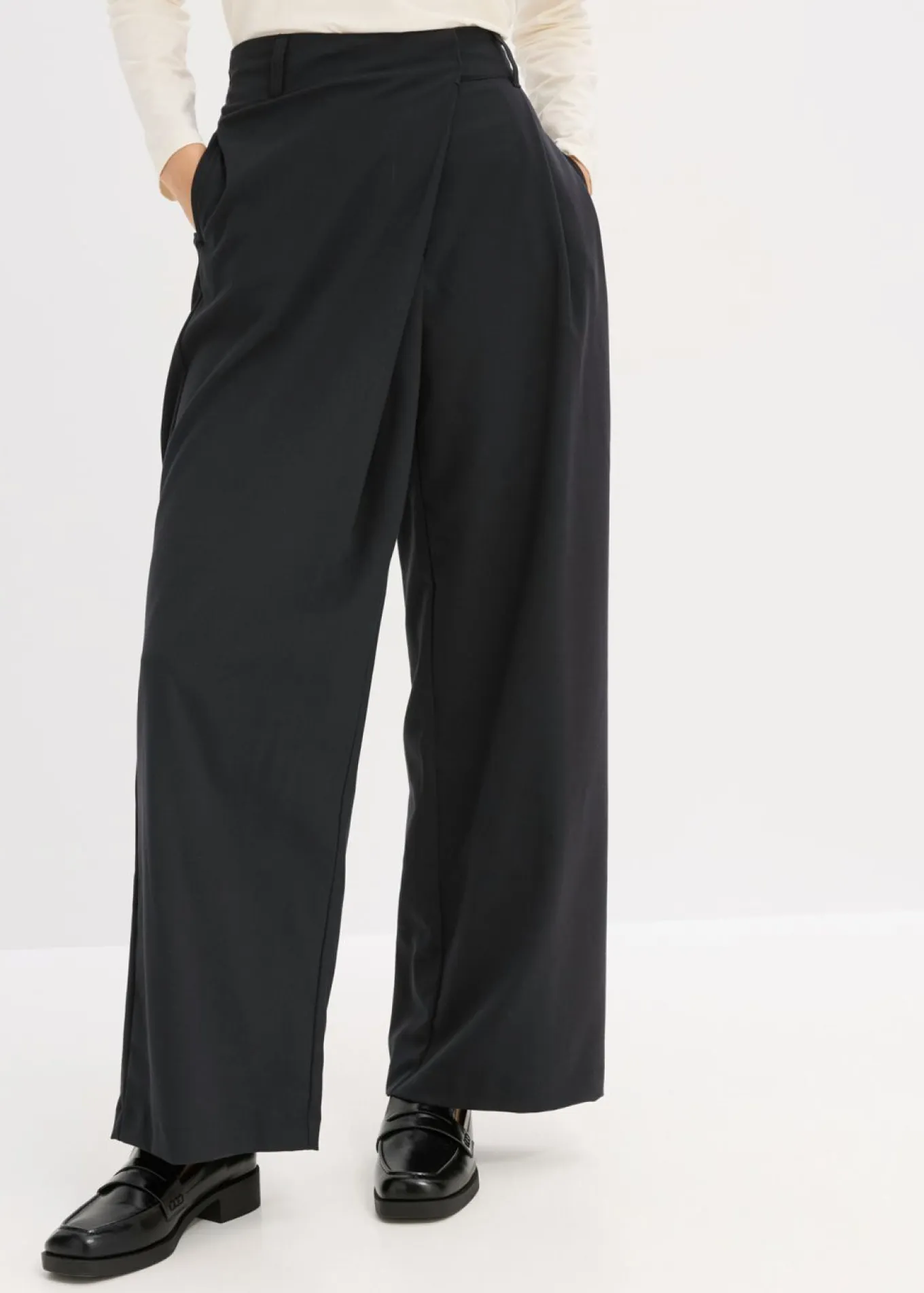 Pantalón Marlene de mezcla de viscosa fluida