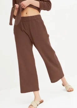 Pantalón Marlene de muselina de algodón