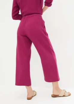 Pantalón Marlene de muselina de algodón