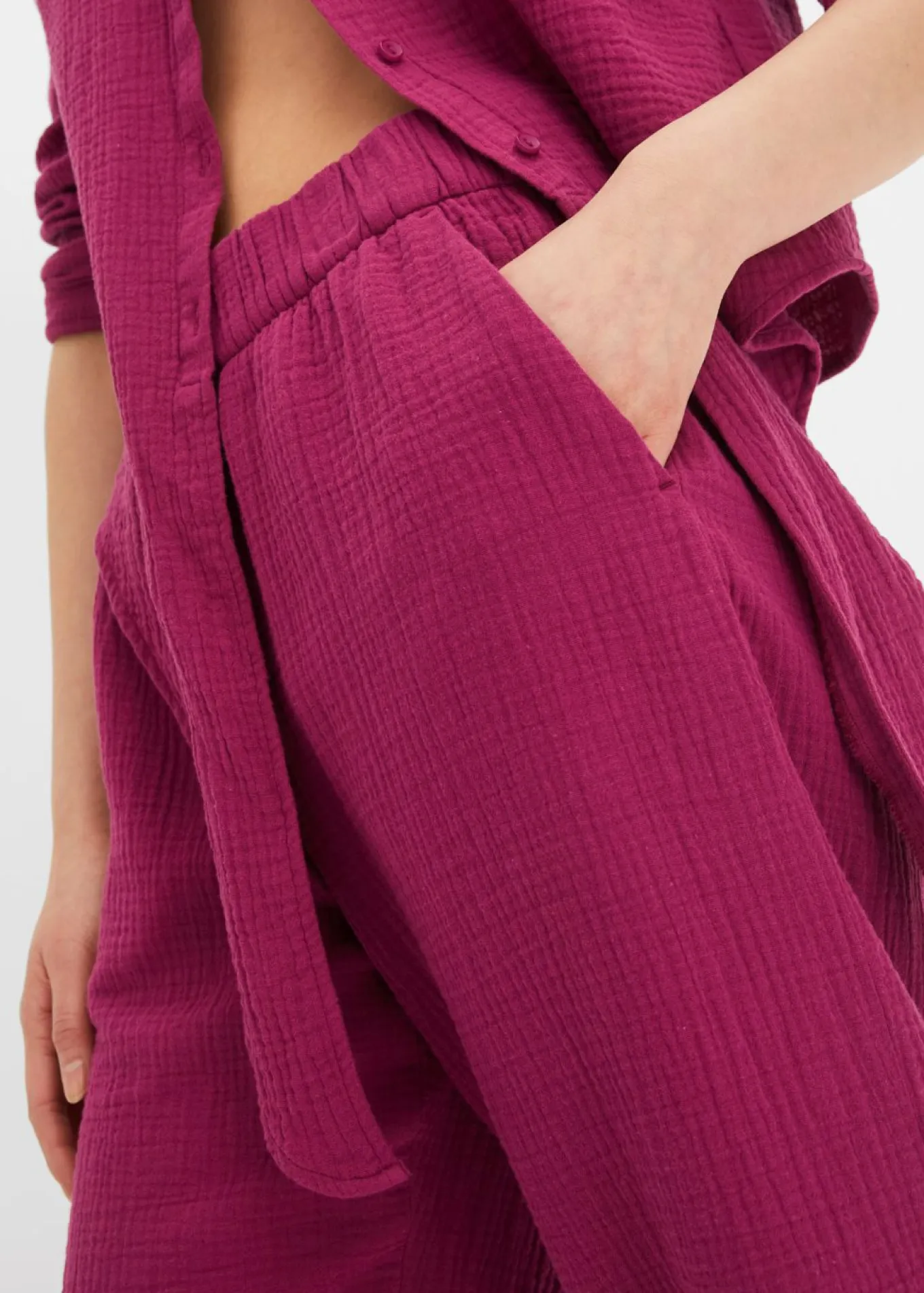 Pantalón Marlene de muselina de algodón