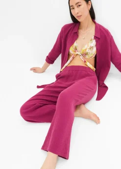 Pantalón Marlene de muselina de algodón