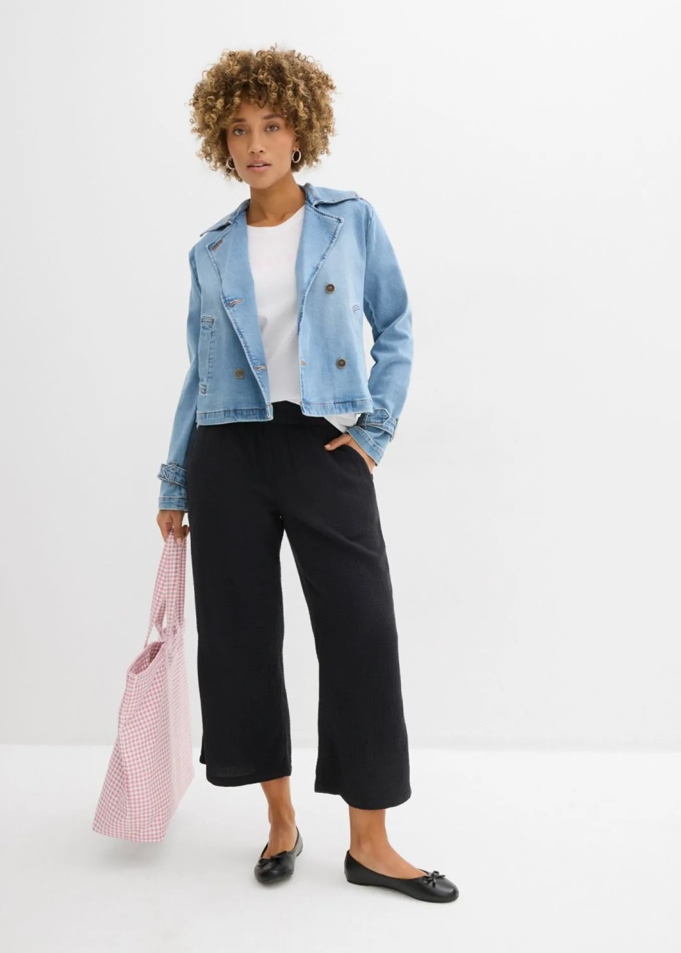 Pantalón Marlene de muselina de algodón