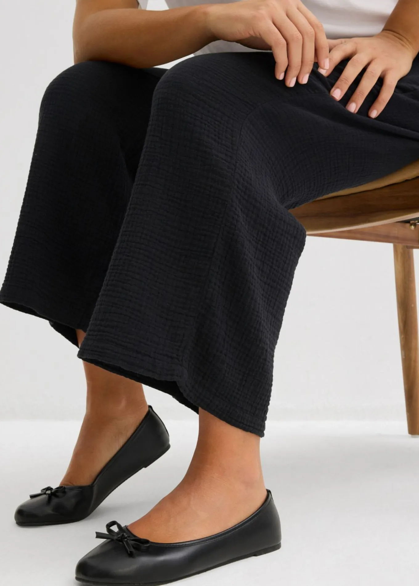 Pantalón Marlene de muselina de algodón