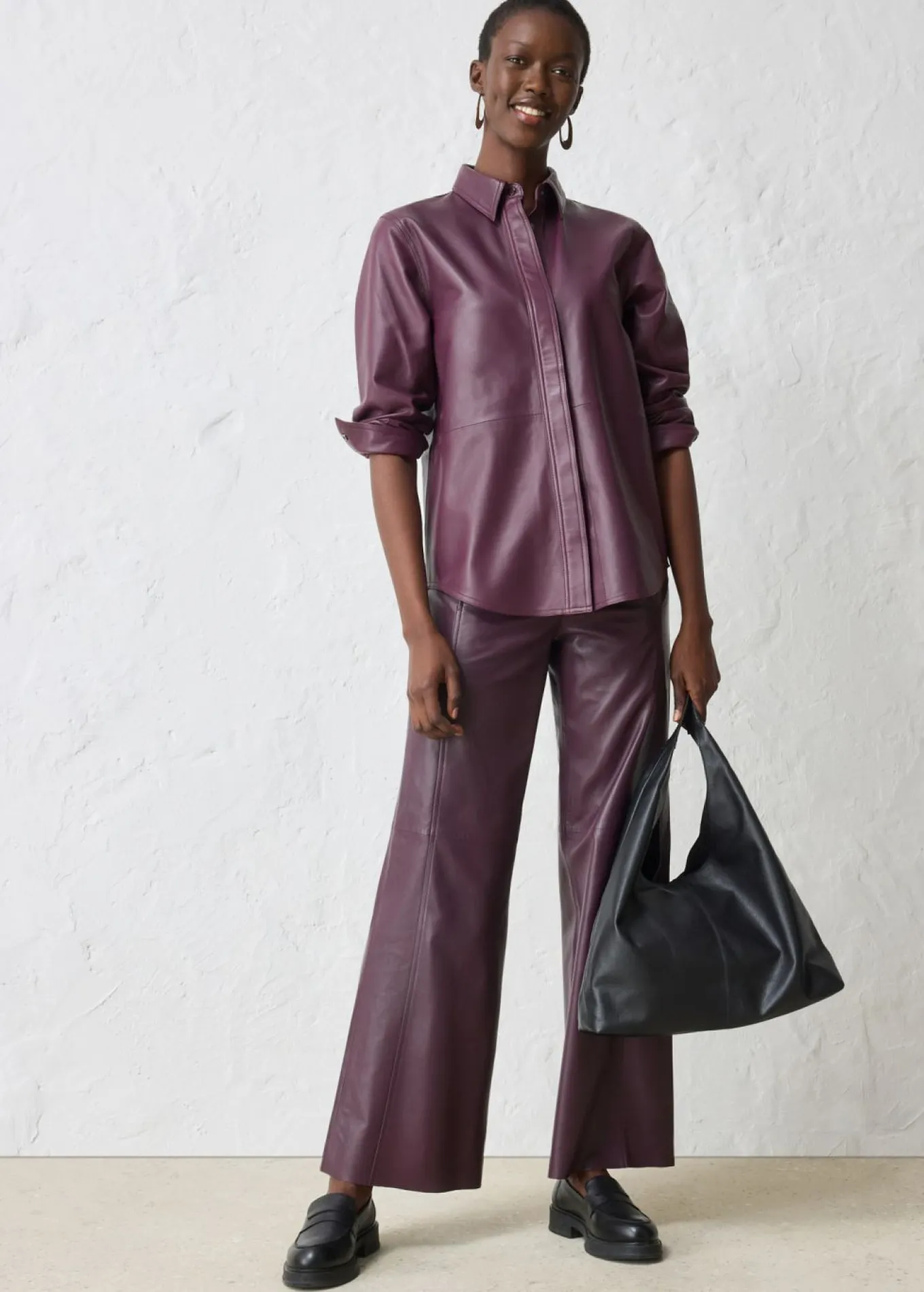Pantalón Marlene de napa de cordero