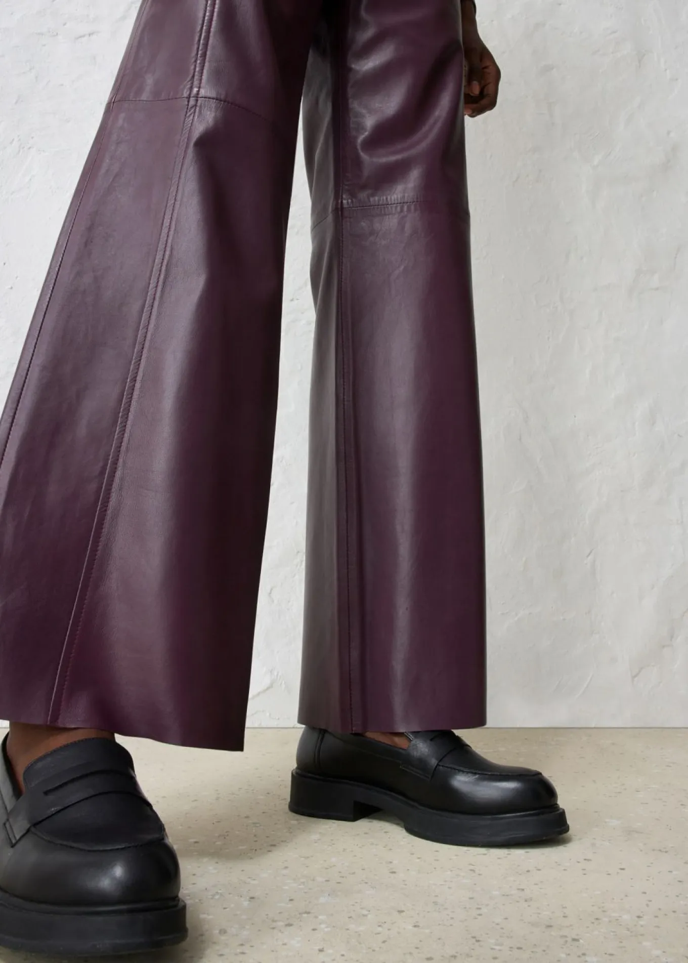Pantalón Marlene de napa de cordero