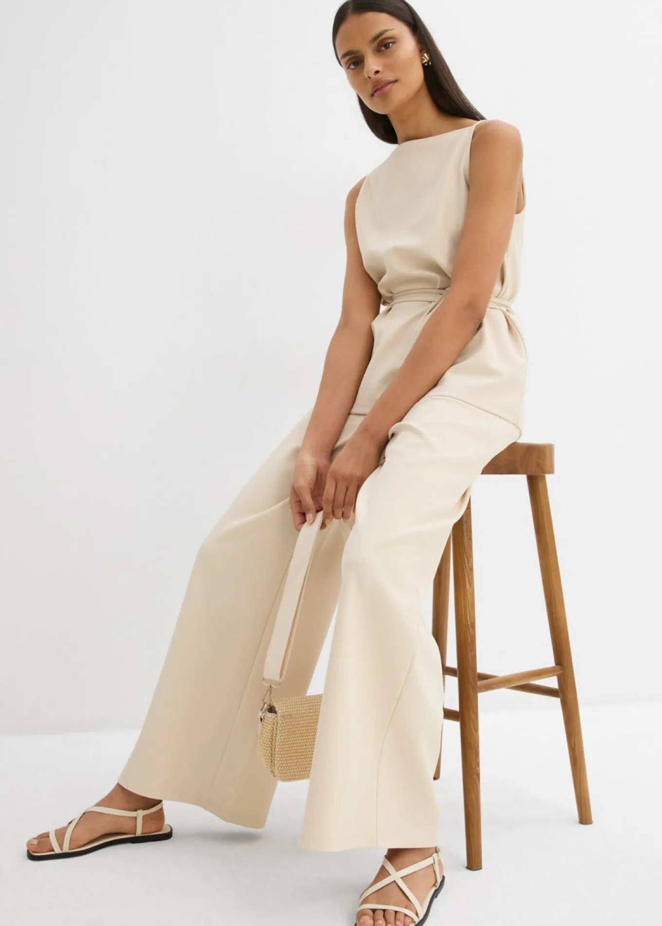 Pantalón Marlene de piqué