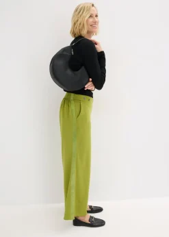 Pantalón Marlene de Punto di Roma con cinta de satén