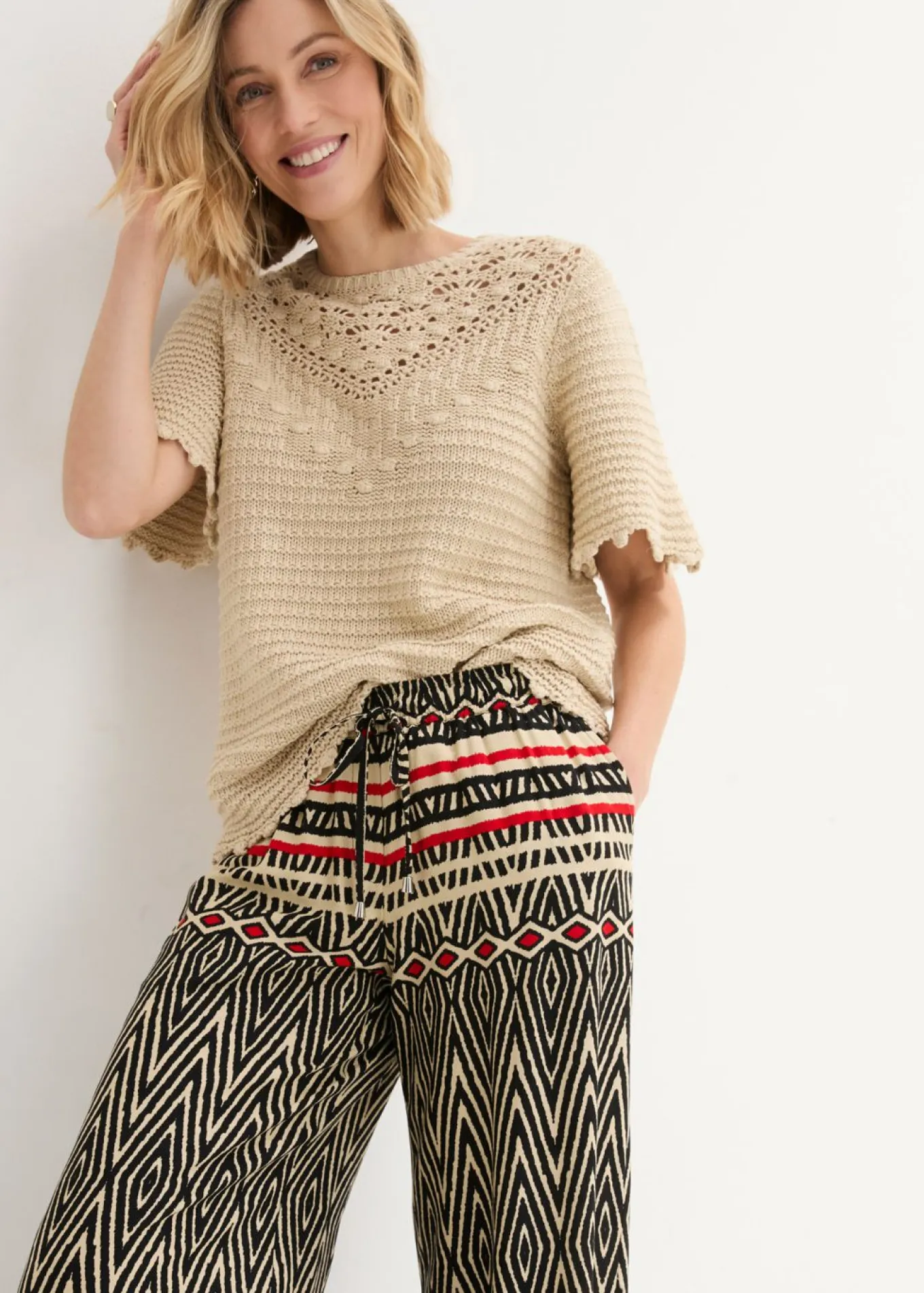 Pantalón Marlene de viscosa fluida