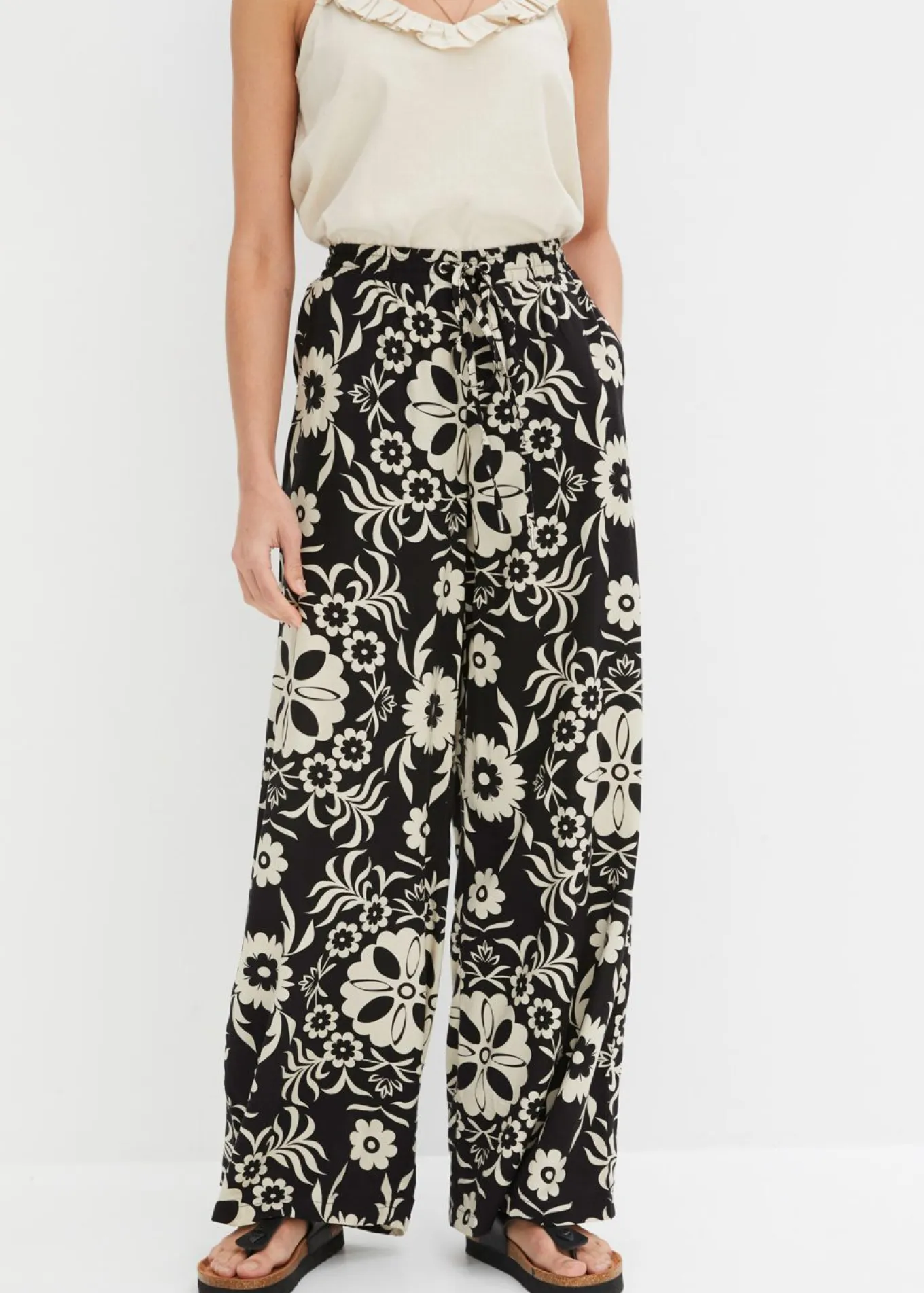 Pantalón Marlene de viscosa fluida