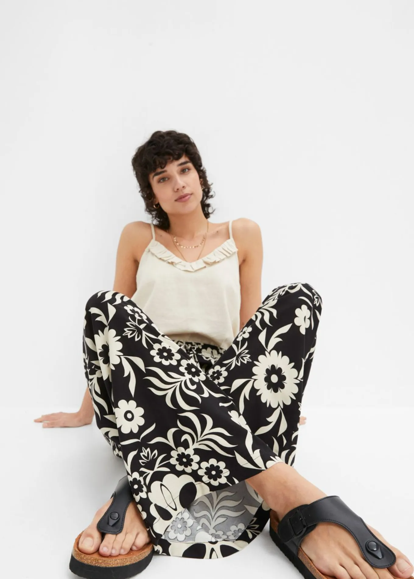 Pantalón Marlene de viscosa fluida
