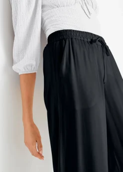 Pantalón Marlene de viscosa ligeramente brillante