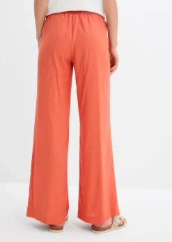 Pantalón palazzo ancho con cintura cómoda