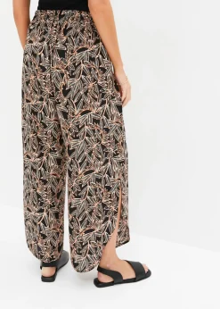 Pantalón palazzo con abertura