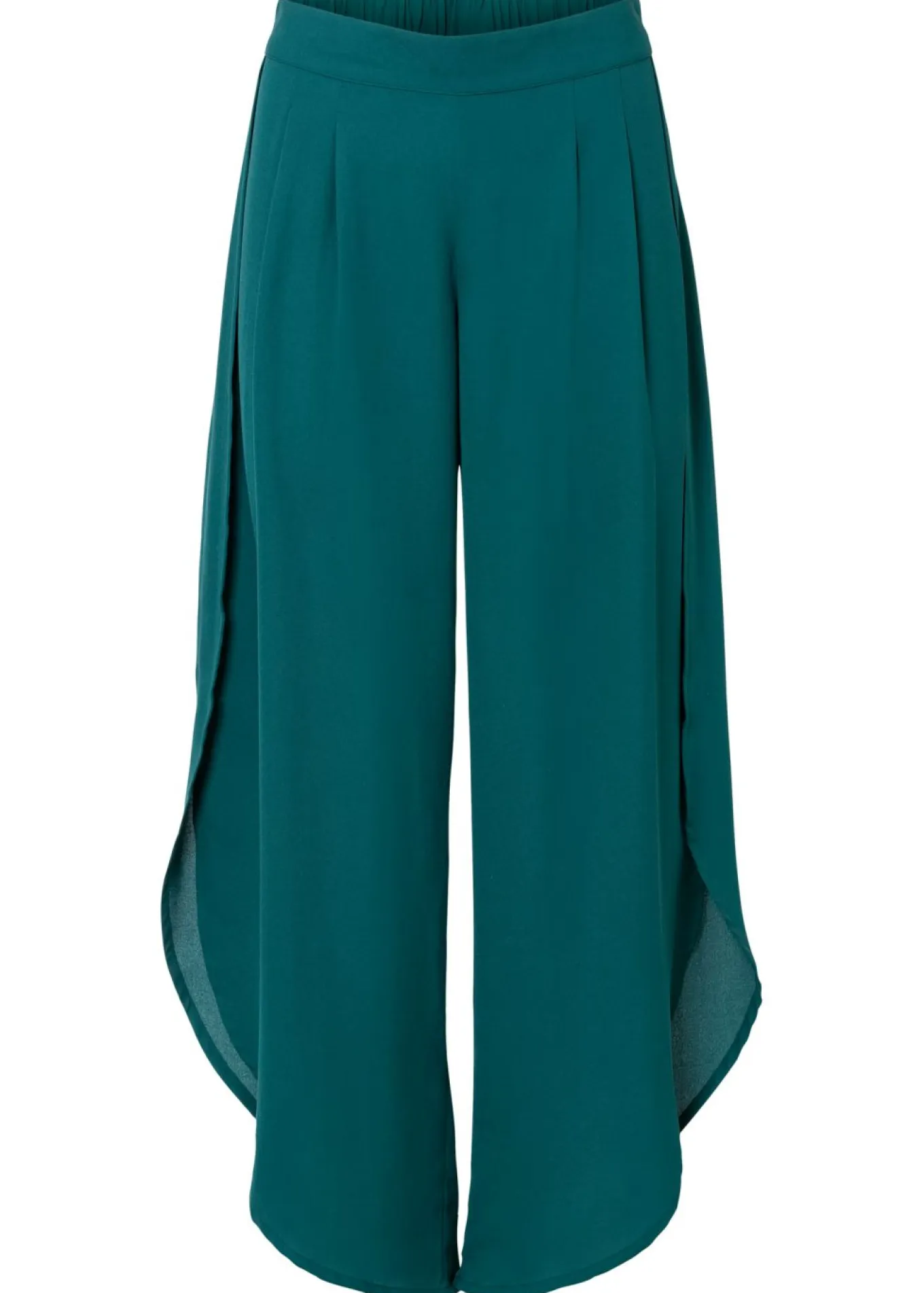 Pantalón palazzo con abertura