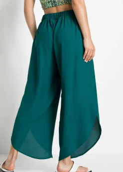 Pantalón palazzo con abertura