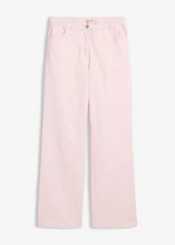 Pantalón palazzo con cinturilla cómoda y talle alto