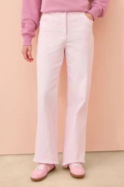 Pantalón palazzo con cinturilla cómoda y talle alto